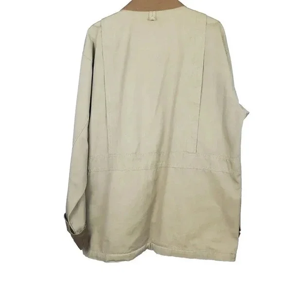 VTG DUXBAK Men's Chore Jacket M Brown‎ Canvas Mohawk Duck Rainproof Hunting Coat - Picture 5 of 13